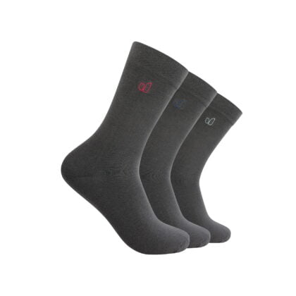 Herensokken grijs 3-pack